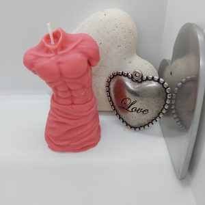 mannelijke torso kaars voorkant