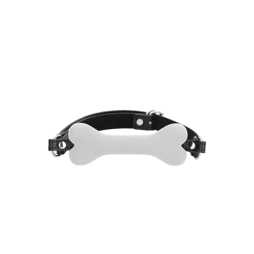 puppy play bone gag wit
