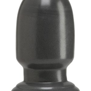 Ronde brede dildo grijs