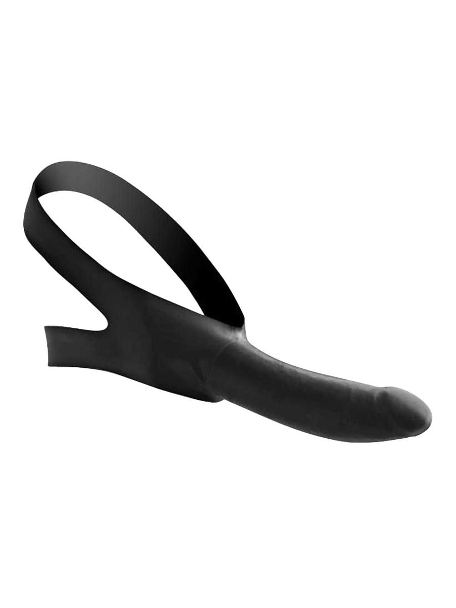 Mondknevel met dildo voor Face Fuck