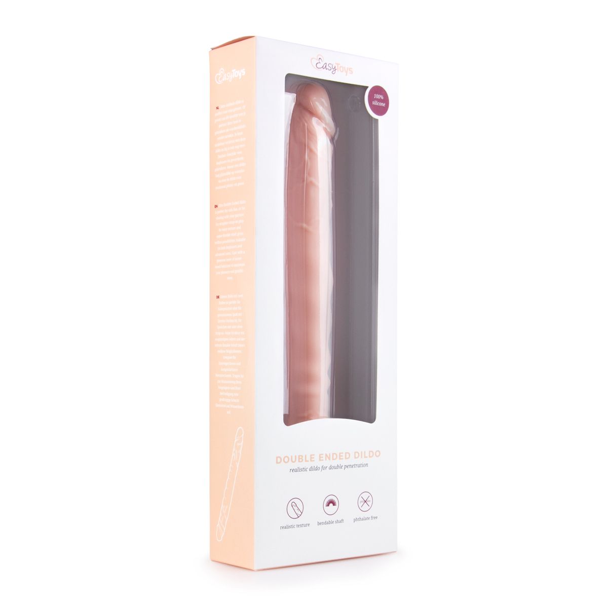 Realistische Dubbele Dildo - 30 cm - Afbeelding 2