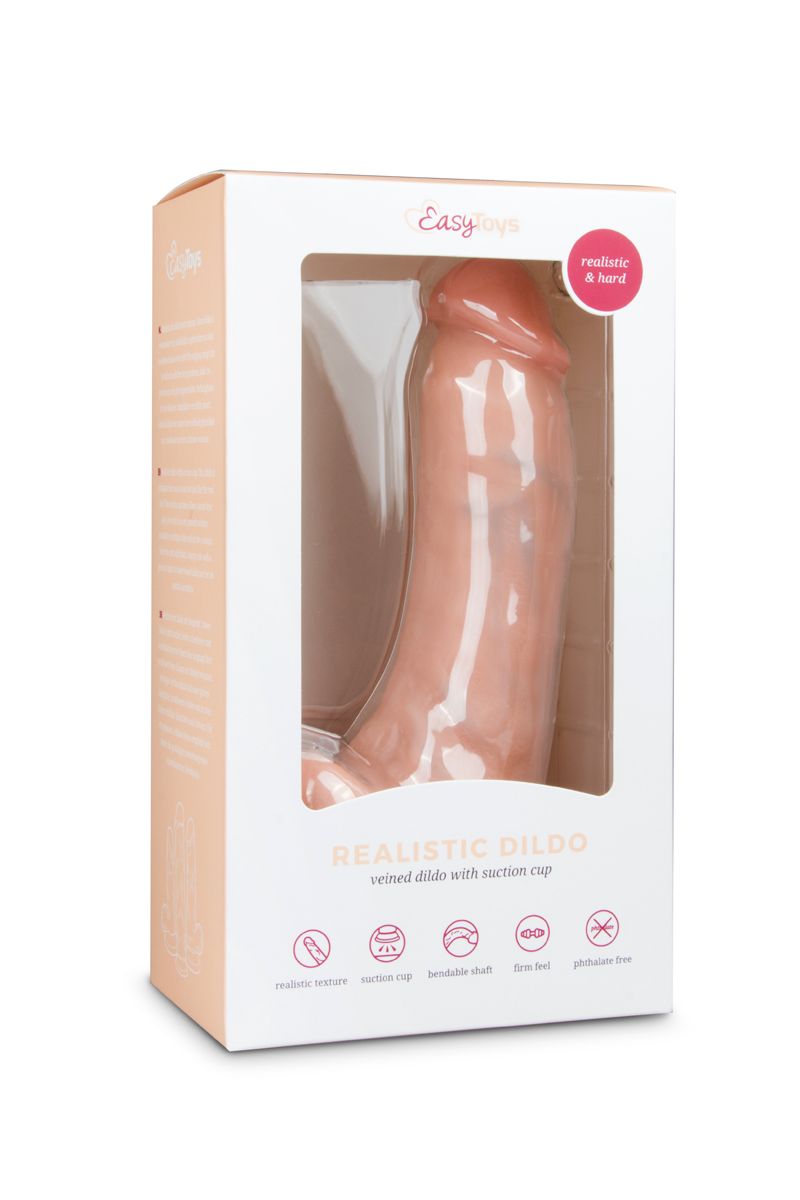 Realistische Dildo Met Balzak - 20 cm - Afbeelding 2